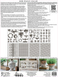 Iron Orchid Designs Paint  Inlay - Delft Noir 12x16 Pad