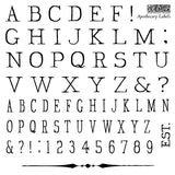 Iron Orchid Design Stamp - Apothecary Labels