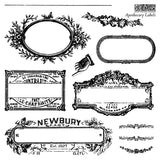 Iron Orchid Design Stamp - Apothecary Labels