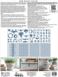 Iron Orchid Designs Paint Inlay - Delft Azure 12x16 Pad