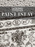 Iron Orchid Designs Paint  Inlay - Delft Noir 12x16 Pad