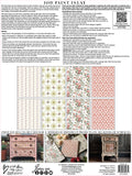 Iron Orchid Designs Paint Inlay - Lattice Rose 12x16 Pad