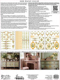 Iron Orchid Designs Paint Inlay - Petite Fleur Pink 12 x 16 Pad