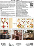 Iron Orchid Designs Paint Inlay - Petite Fleur Red 12x16 Pad