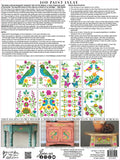 Iron Orchid Designs Paint Inlay - Vida Floral 12x16 Pad