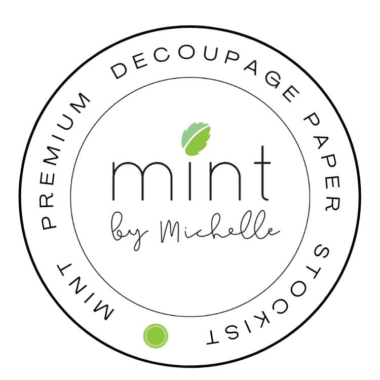 Moody Florals Mint Decoupage Paper - Mint by michelle