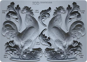 IOD Mould -Chanticleer 5x7 Mould