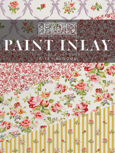 Iron Orchid Design Paint Inlay - Ditsy Blooms 12x16 Pad