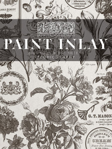 Iron Orchid Design Paint Inlay - Floriography 12x16 Pad