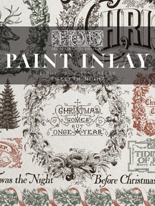 Iron Orchid Design Paint Inlay - !2th Night 12x16 Pad