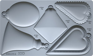 IOD Mould -Bibelots 2 5x7 Mould
