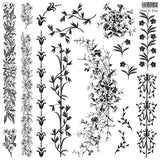 Iron Orchid Design Stamps - Flora & Vine 12x12