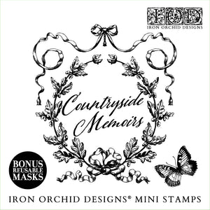 Iron Orchid Design Stamp - Countryside Memories