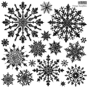 Iron Orchid Designs Stamps - Vintage Snowflakes
