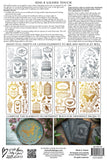 IOD Guilded Transfer - Papillion 8 x 12 sheet