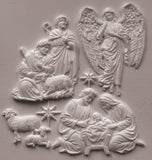 Iron Orchid Design Moulds -Silent Night 6x10