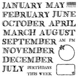 Iron Orchid Design Stamp - A Timely Tale 6X6 Stamp Set