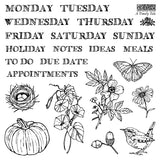 Iron Orchid Design Stamp - A Timely Tale 6X6 Stamp Set