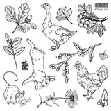 Iron Orchid Design Stamp - A Timely Tale 6X6 Stamp Set