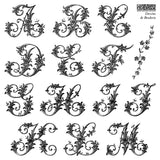 Iron Orchid Design Stamp - Dessins De Broderie -(Missing an X see note!!!!)