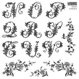 Iron Orchid Design Stamp - Dessins De Broderie -(Missing an X see note!!!!)