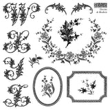 Iron Orchid Design Stamp - Dessins De Broderie -(Missing an X see note!!!!)