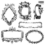 Iron Orchid Design Stamp - Emblems set of 4