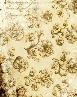 Roycycled Decoupage Paper - Distressed Grungy Floral