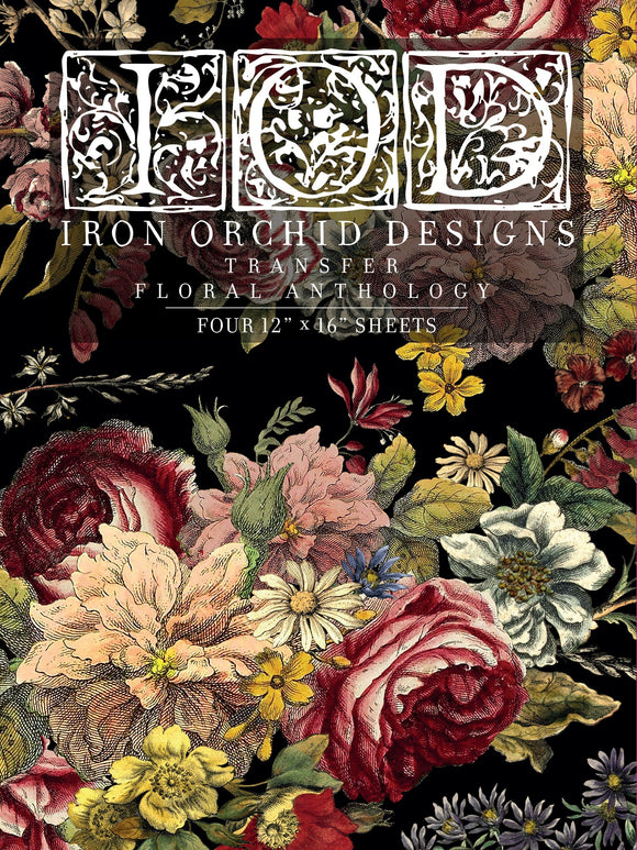 IOD Transfer - Floral Anthology 12x16 Pad