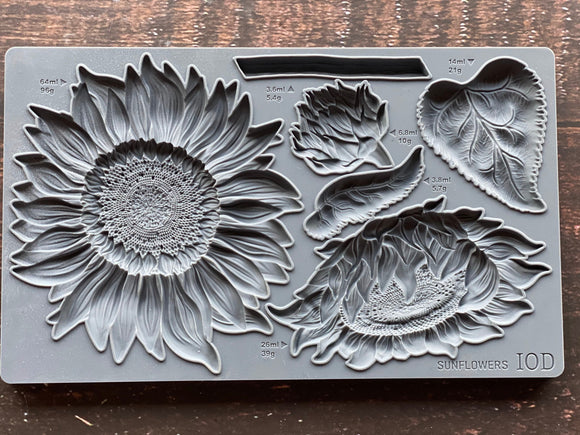 IOD Moulds - Sunflowers